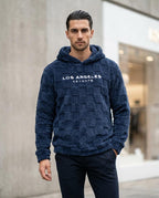 Zumieze - Vimel | Textured Embroidered Hoodie Men