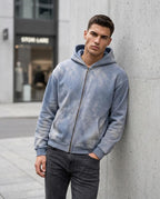 Zumieze - Tamir | Washed Zip-Up Hoodie Men