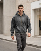 Zumieze - Tamir | Washed Zip-Up Hoodie Men