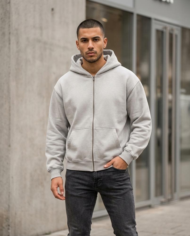 Zumieze - Tamir | Washed Zip-Up Hoodie Men