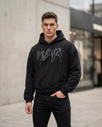 Zumieze - Ketir | Oversized Embossed Hoodie Men
