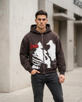 Zumieze - Raron | Zip-Up Graphic Hoodie Men