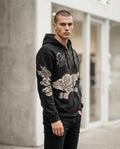 Zumieze - Lemar | Zip-Up Graphic Hoodie Men