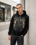 Zumieze - Yosan | Zip-Up Printed Hoodie Men