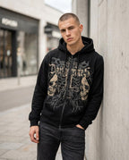 Zumieze - Yosan | Zip-Up Printed Hoodie Men