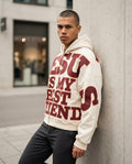 Zumieze - Miram | Quilted Zip-Up Hoodie Men