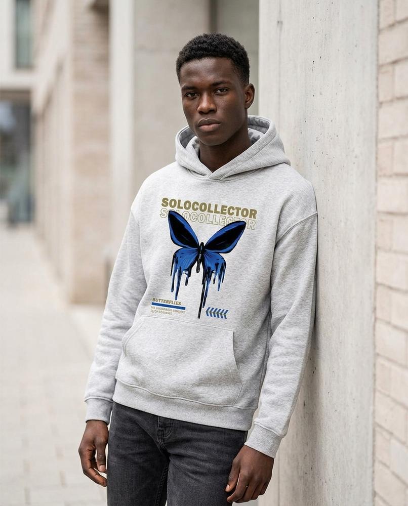 Zumieze - Rinal | Printed Relaxed-Fit Hoodie Men