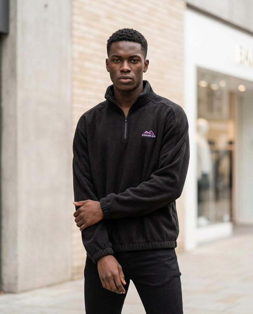 Zumieze - Mivar | Fleece Quarter-Zip Sweatshirt Men
