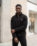 Zumieze - Mivar | Fleece Quarter-Zip Sweatshirt Men