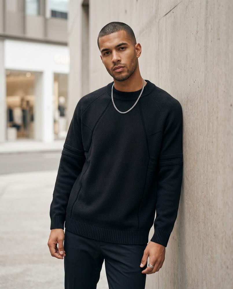 Zumieze - Kamor | Structured Knit Sweater Men