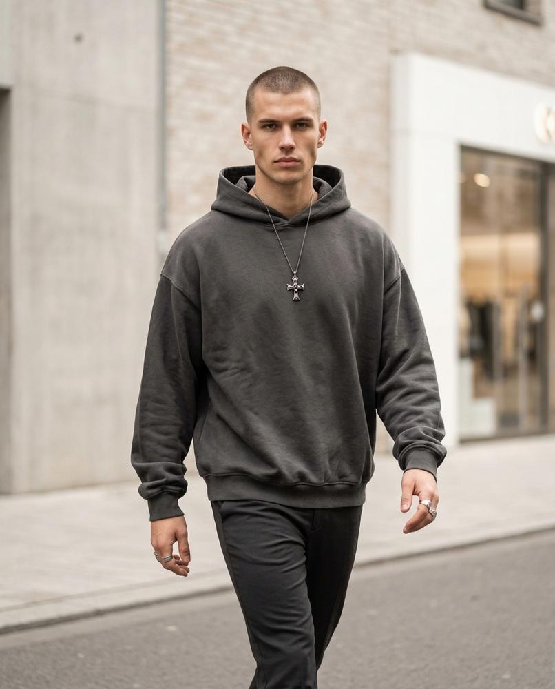 Zumieze - Tirev | Washed Oversized Hoodie Men
