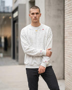 Zumieze - Karal | Embroidered Textured Sweatshirt Men