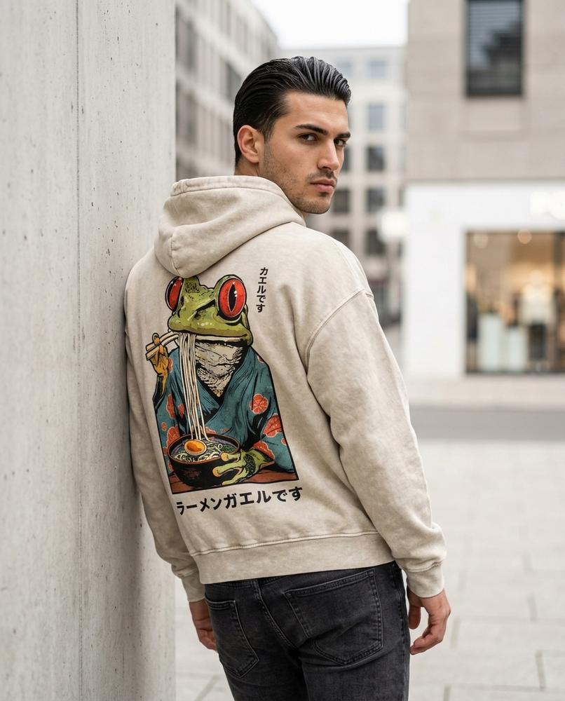 Zumieze - Leral | Printed Cotton Hoodie Men