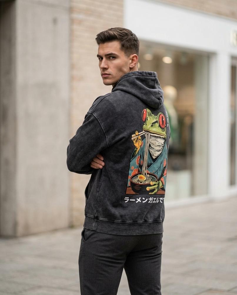 Zumieze - Leral | Printed Cotton Hoodie Men