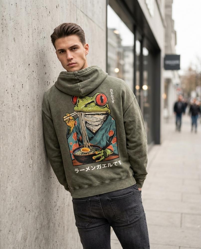 Zumieze - Leral | Printed Cotton Hoodie Men