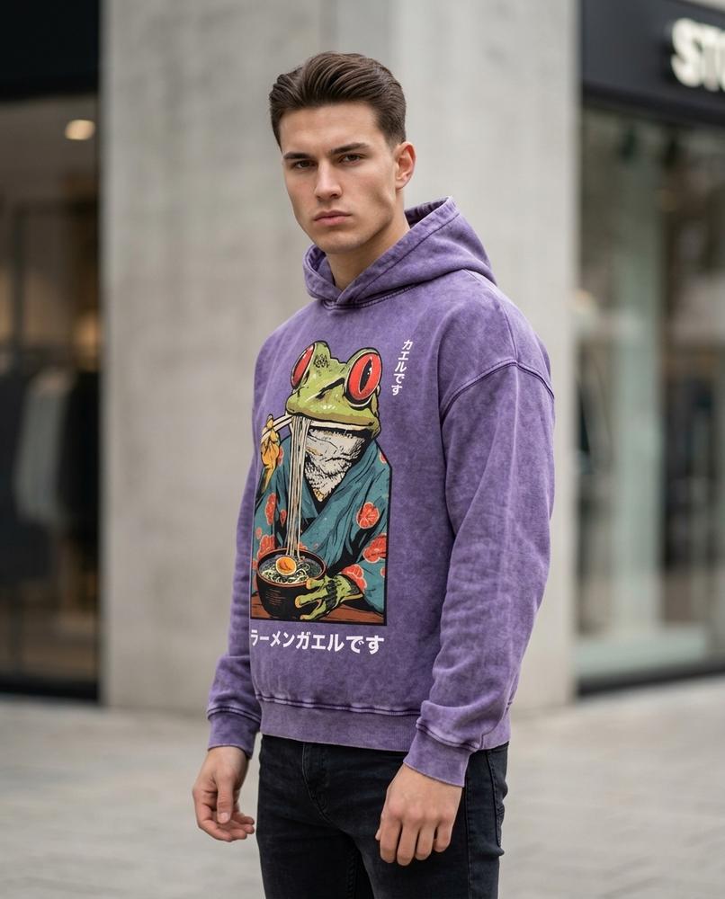 Zumieze - Leral | Printed Cotton Hoodie Men