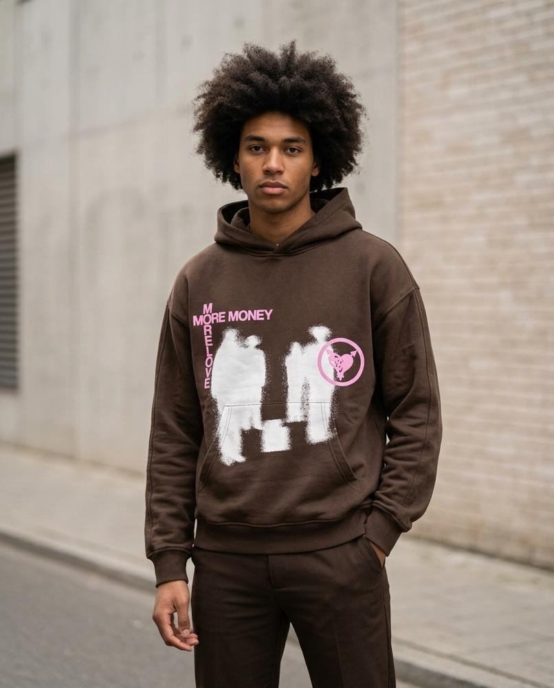Zumieze - Lymer | Printed Relaxed Fit Hoodie Men