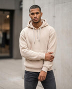 Zumieze - Lemel | Waffle-Knit Quarter-Zip Hoodie Men