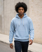 Zumieze - Lemel | Waffle-Knit Quarter-Zip Hoodie Men