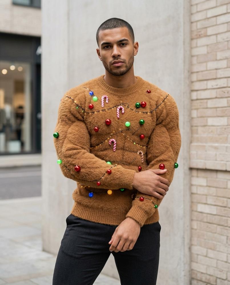 Zumieze - Misol | Padded Textured Sweater Men