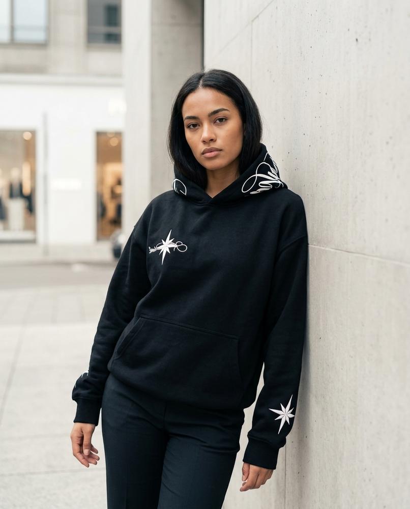 Zumieze - Kenor | Printed Relaxed Fit Hoodie Unisex