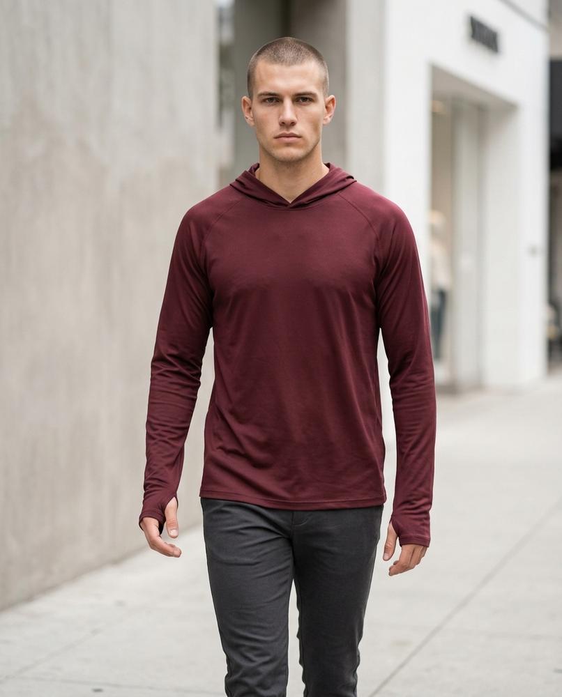 Zumieze - Miron | Lightweight Long-Sleeved Hoodie Men