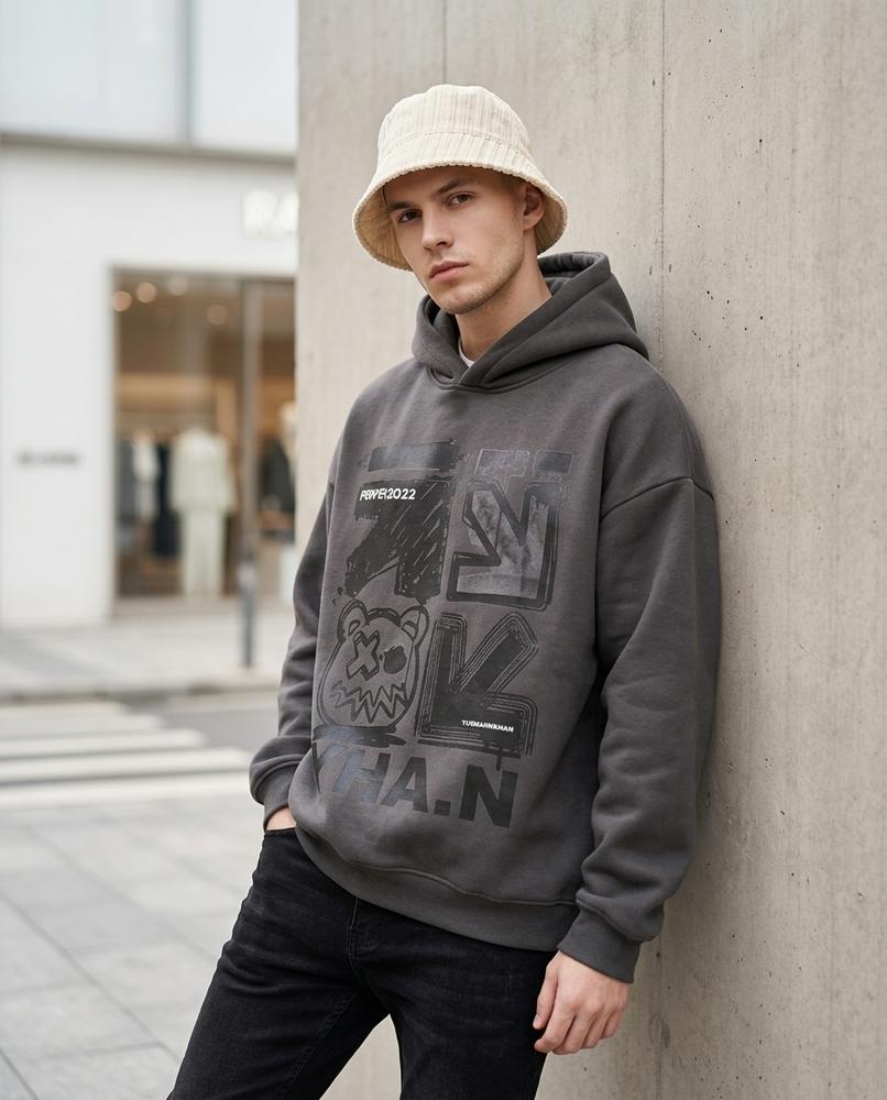 Zumieze - Semin | Loose-Fit Pullover Hoodie Men