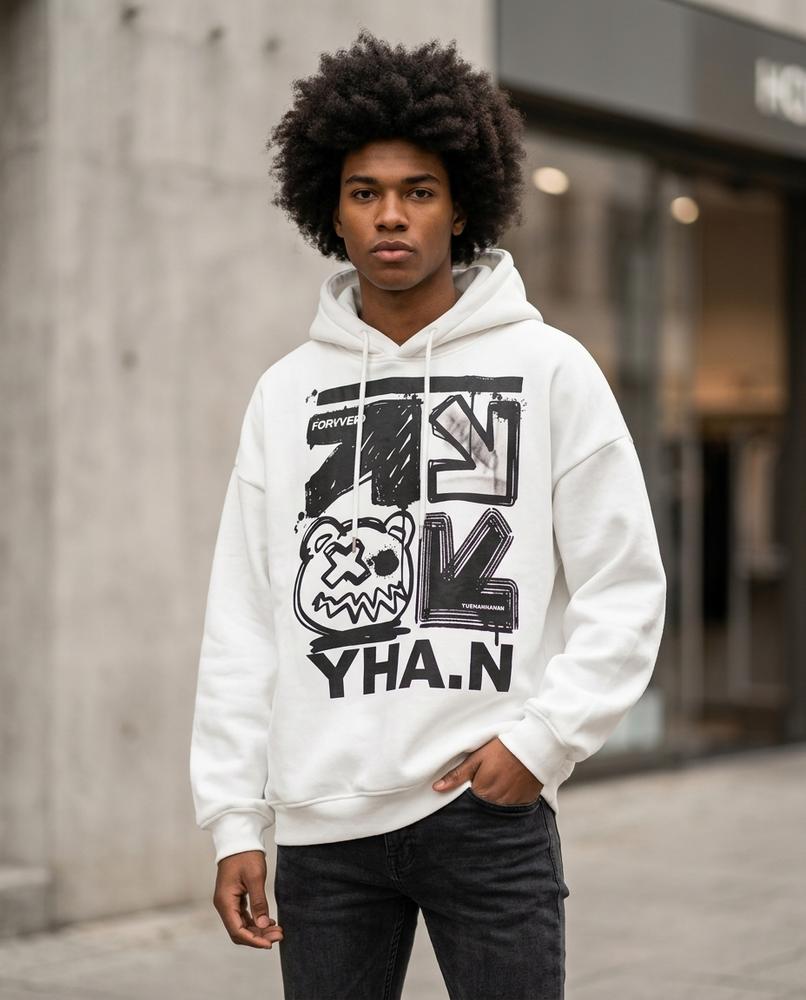 Zumieze - Semin | Loose-Fit Pullover Hoodie Men
