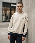 Zumieze - Kakar | Two-Tone Contrast-Stitched Sweatshirt Men