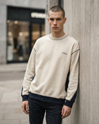 Zumieze - Kakar | Two-Tone Contrast-Stitched Sweatshirt Men