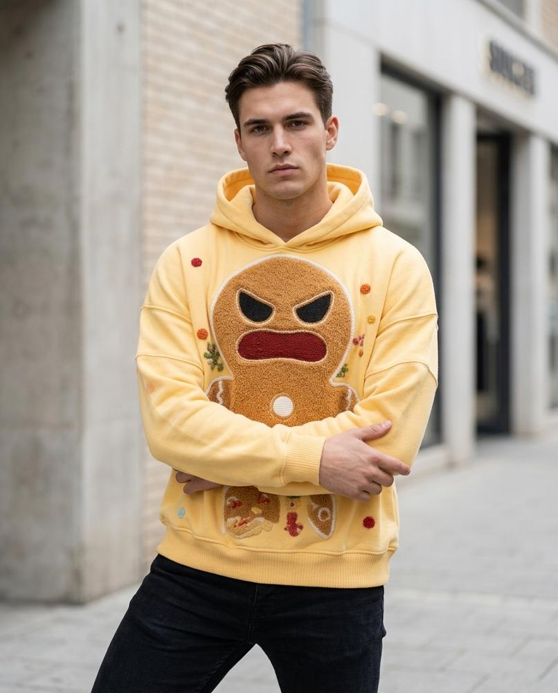 Zumieze - Calan | Textured Hooded Hoodie Men