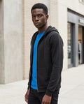 Zumieze - Razan | Zip-Up Slim-Fit Hoodie Men