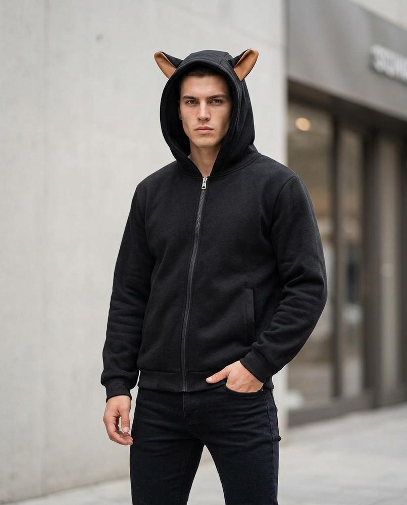 Zumieze - Yonal | Zip-Up Eared Hoodie Men