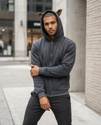 Zumieze - Yonal | Zip-Up Eared Hoodie Men