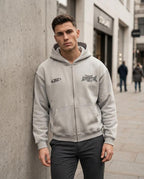 Zumieze - Zaven | Zip-Up Washed Hoodie Men