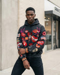 Zumieze - Vasil | Washed Embroidered Hoodie Men