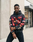 Zumieze - Vasil | Washed Embroidered Hoodie Men