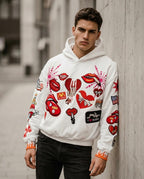 Zumieze - Vasil | Washed Embroidered Hoodie Men