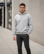 Zumieze - Lelev | Relaxed Fit Fleece-Lined Hoodie Men