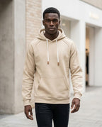 Zumieze - Viven | Raglan Sleeve Topstitched Hoodie Men