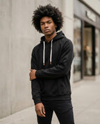 Zumieze - Viven | Raglan Sleeve Topstitched Hoodie Men