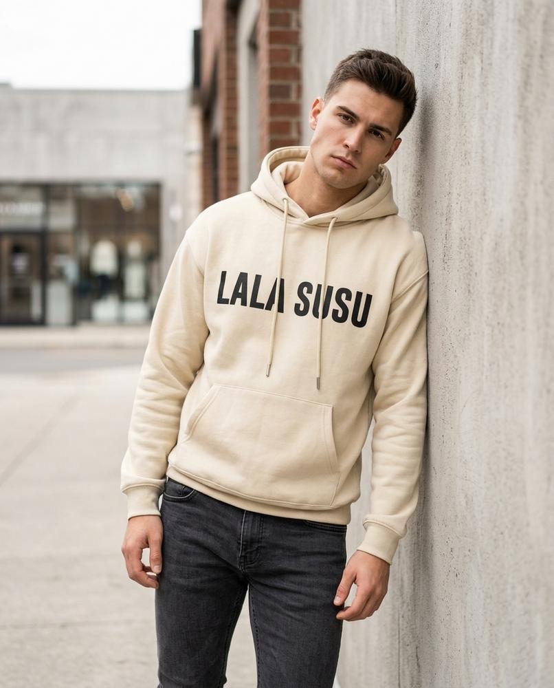 Zumieze - Lamon | Embossed Relaxed-Fit Hoodie Men