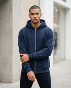Zumieze - Cosil | Zip-Up Relaxed-Fit Hoodie Men