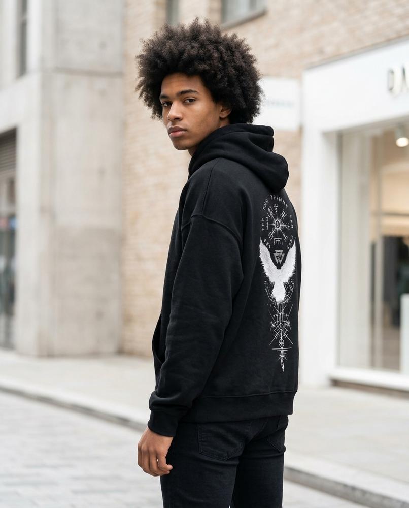 Zumieze - Veron | Printed Relaxed-Fit Hoodie Unisex