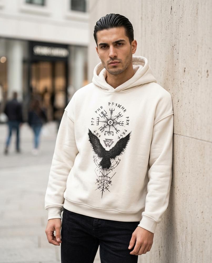 Zumieze - Veron | Printed Relaxed-Fit Hoodie Unisex