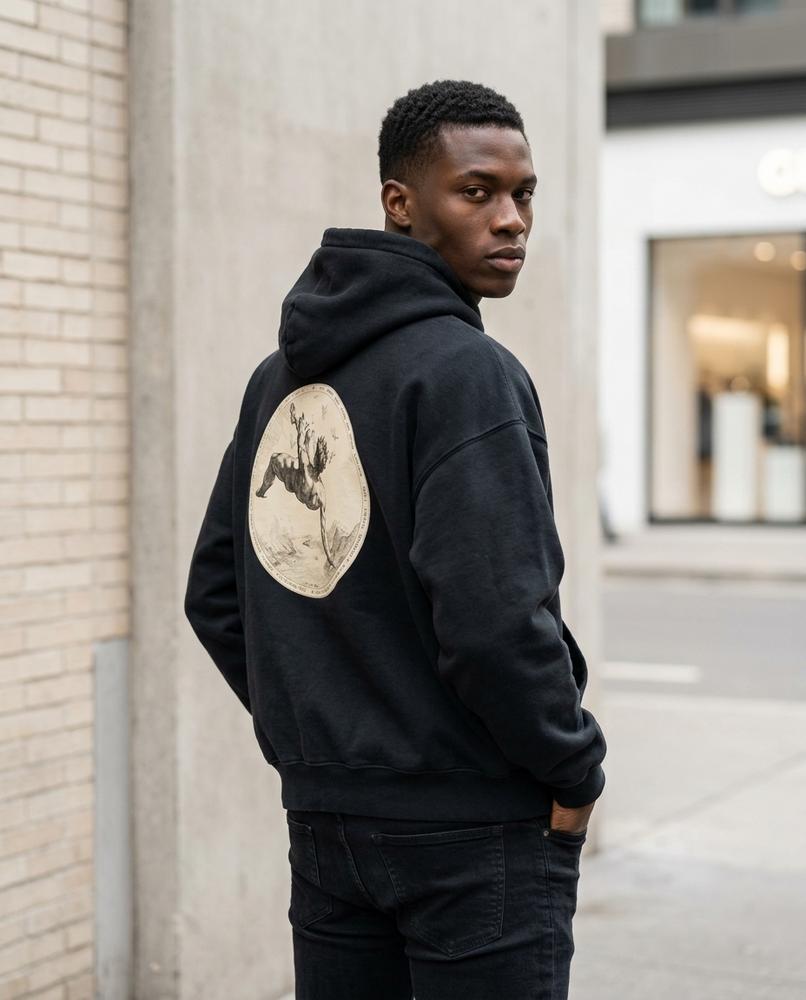 Zumieze - Arver | Loose-Fit Graphic-Print Hoodie Men