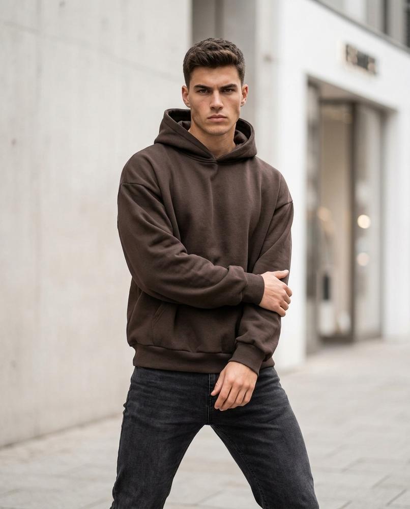 Zumieze - Vadar | Relaxed Fit Brushed Hoodie Men