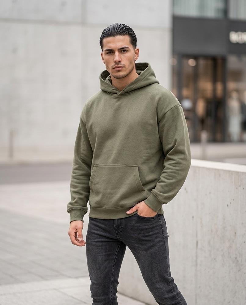 Zumieze - Vadar | Relaxed Fit Brushed Hoodie Men