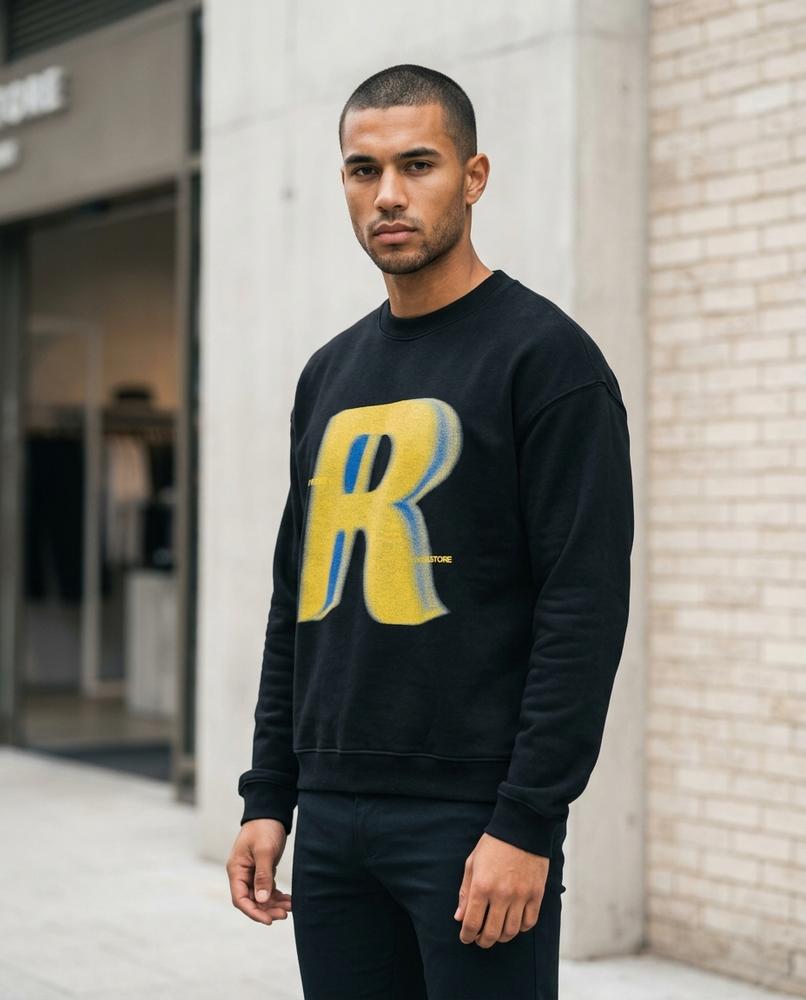 Zumieze - Kezan | Graphic Print Crewneck Sweatshirt Men
