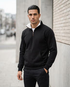 Zumieze - Zalen | Half-Zip Lined Collar Sweatshirt Men